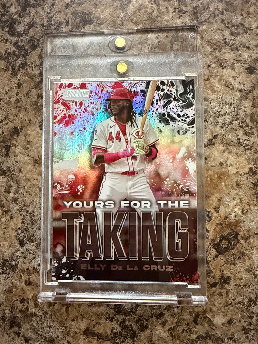 Elly De La Cruz 'Yours For The Taking' Baseball Card - Topps Stadium Club Series